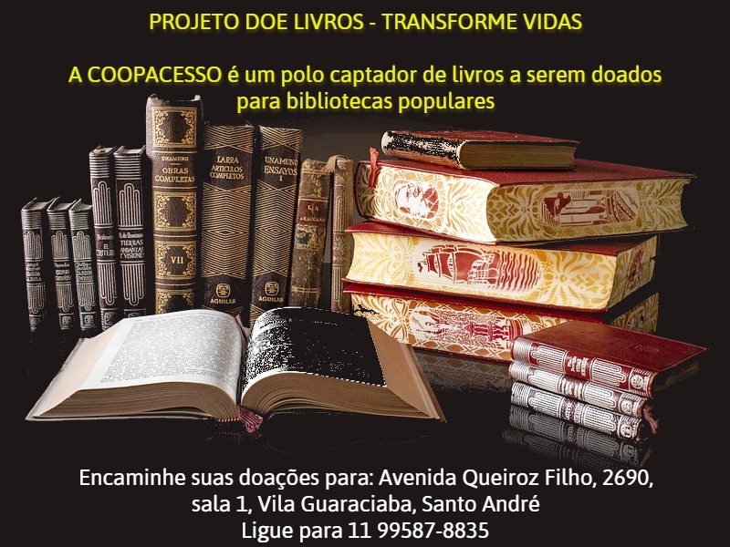 Projeto Doe livros – Transforme vidas